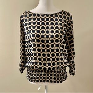 Michael Kors Silky Chain Print Blouse